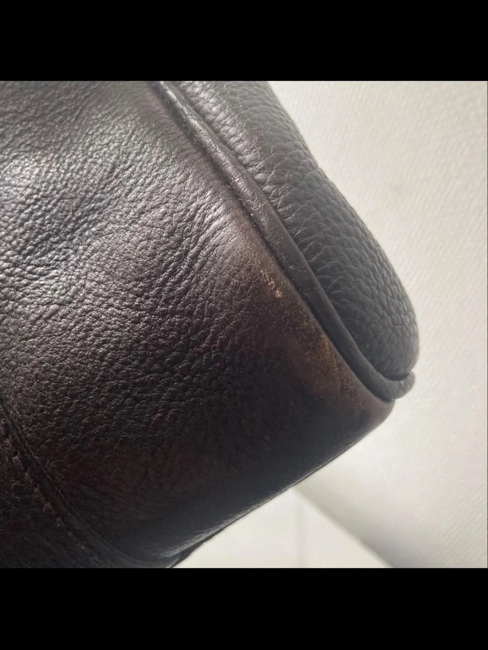 Mulberry structured leather